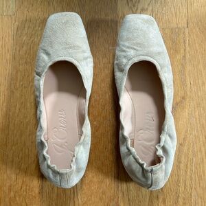 J.Crew Anya scrunchie ballet flat